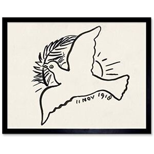 Artery8 Leo Gestel Peace Dove Branch 1918 Drawing Art Print Framed Poster Wall Decor 12x16 inch Artery8 Leo Gestel Peace Dove Branch 1918 Drawing Art Print Framed Poster Wall Decor 12x16 inch