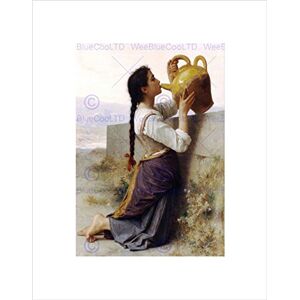 Wee Blue Coo William Adolphe Bouguereau Thirst Old Master Wall Art Print Wee Blue Coo William Adolphe Bouguereau Thirst Old Master Wall Art Print
