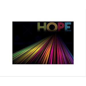 Wee Blue Coo Hope Colourful Quote Motivation Typography Quality Wall Art Print Wee Blue Coo Hope Colourful Quote Motivation Typography Quality Wall Art Print