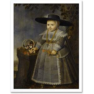 Artery8 Van Der Vliet Portrait Of A Little Boy Painting Art Print Framed Poster Wall Decor 12x16 inch Artery8 Van Der Vliet Portrait Of A Little Boy Painting Art Print Framed Poster Wall Decor 12x16 inch