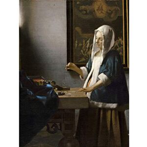 Fine Art Prints Johannes Vermeer Woman Holding A Balance Large Wall Art Print Canvas Premium Poster Mural Fine Art Prints Johannes Vermeer Woman Holding A Balance Large Wall Art Print Canvas Premium Poster Mural