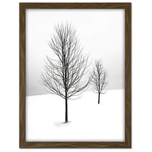Artery8 Two Silhouette Trees WInter Landscape Photo Artwork Framed Wall Art Print 18X24 Inch Artery8 Two Silhouette Trees WInter Landscape Photo Artwork Framed Wall Art Print 18X24 Inch
