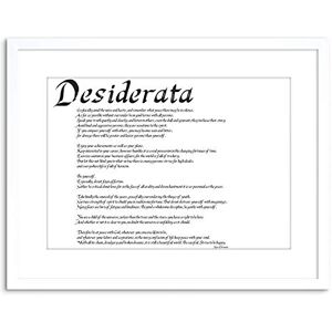 Wee Blue Coo Desiderata Placidly Noise Haste Quote Ehrmann Framed Wall Art Print Wee Blue Coo Desiderata Placidly Noise Haste Quote Ehrmann Framed Wall Art Print