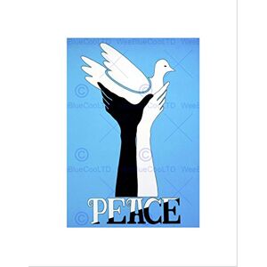 Wee Blue Coo Political Civil Rights African American B&W Dove Peace Wall Art Print Wee Blue Coo Political Civil Rights African American B&W Dove Peace Wall Art Print