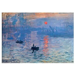 Wee Blue Coo Monet Impression Sunrise Painting Picture Wall Art Print Wee Blue Coo Monet Impression Sunrise Painting Picture Wall Art Print