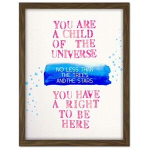 Wee Blue Coo Desiderata Ehrman Snippet Right To Be Here Artwork Framed Wall Art Print 18X24 Inch Wee Blue Coo Desiderata Ehrman Snippet Right To Be Here Artwork Framed Wall Art Print 18X24 Inch