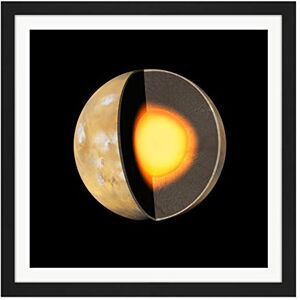 Fine Art Prints Space NASA Planet Mars Interior Core Mantle Illustration Square Wooden Framed Wall Art Print Picture 16X16 Inch Fine Art Prints Space NASA Planet Mars Interior Core Mantle Illustration Square Wooden Framed Wall Art Print Picture 16X16 Inch