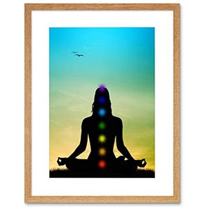 Wee Blue Coo Painting Buddhist Lotus Chakras Meditation Framed Wall Art Print Wee Blue Coo Painting Buddhist Lotus Chakras Meditation Framed Wall Art Print