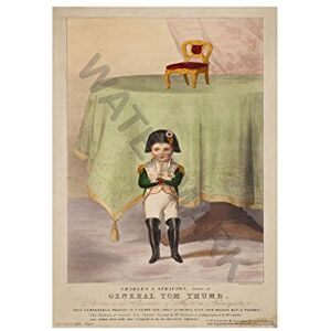 Wee Blue Coo Theatre Ad Painting Durham General Tom Thumb Wall Art Print Wee Blue Coo Theatre Ad Painting Durham General Tom Thumb Wall Art Print