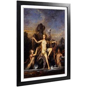 Big Box Art Framed Print of Gustave Moreau Venus Rising from The Sea Design Wall Art Picture Home Decor for Kitchen, Living Room, Bedroom, Hallway, Black, A2 / 24.5x18 Inch / 62x45cm Big Box Art Framed Print of Gustave Moreau Venus Rising from The Sea Design Wall Art Picture Home Decor for Kitchen, Living Room, Bedroom, Hallway, Black, A2 / 24.5x18 Inch / 62x45cm