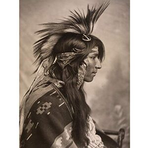 Fine Art Prints Cree Native American Headdress Old Photo Large Print Poster Wall Art Decor Picture Fine Art Prints Cree Native American Headdress Old Photo Large Print Poster Wall Art Decor Picture