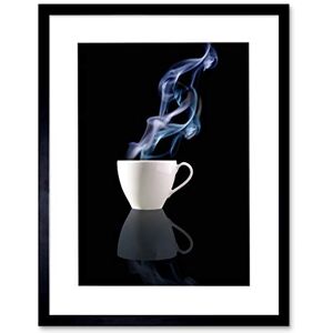 Wee Blue Coo Steaming Cup Tea Coffee Drink Kitchen Photo Picture Framed Wall Art Print Wee Blue Coo Steaming Cup Tea Coffee Drink Kitchen Photo Picture Framed Wall Art Print