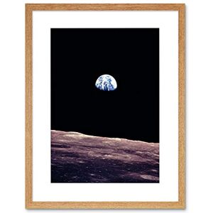 Wee Blue Coo Space Planet Earth Lunar Surface Moon Landscape Cool Framed Wall Art Print Wee Blue Coo Space Planet Earth Lunar Surface Moon Landscape Cool Framed Wall Art Print