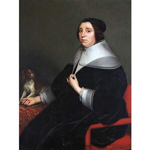 Artery8 Van Honthorst Portrait Of A Woman Painting Large Wall Art Poster Print Thick Paper 18X24 Inch Artery8 Van Honthorst Portrait Of A Woman Painting Large Wall Art Poster Print Thick Paper 18X24 Inch