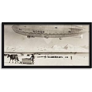 Fine Art Prints Photo Airship Norway Ny-Alesund North Pole 1926 Framed Wall Art Print Long 25X12 Inch Fine Art Prints Photo Airship Norway Ny-Alesund North Pole 1926 Framed Wall Art Print Long 25X12 Inch