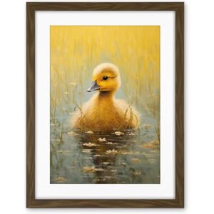 Artery8 Cute Yellow Ducking in Countryside Pond Oil Painting Kids Bedroom Baby Duck Bright Artwork Framed Wall Art Print 18X24 Inch Artery8 Cute Yellow Ducking in Countryside Pond Oil Painting Kids Bedroom Baby Duck Bright Artwork Framed Wall Art Print 18X24 Inch