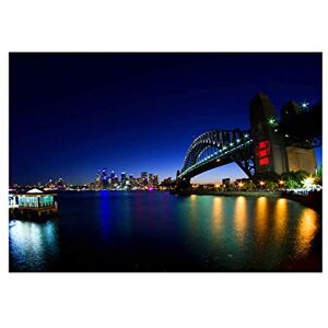 Wee Blue Coo Harbour Bridge Sydney Australia Bridge Picture Wall Art Print Wee Blue Coo Harbour Bridge Sydney Australia Bridge Picture Wall Art Print