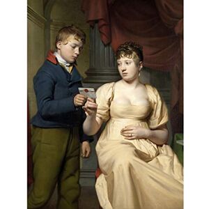 Artery8 Vermeer The Love Letter Boy Woman Painting Large Wall Art Poster Print Thick Paper 18X24 Inch Artery8 Vermeer The Love Letter Boy Woman Painting Large Wall Art Poster Print Thick Paper 18X24 Inch