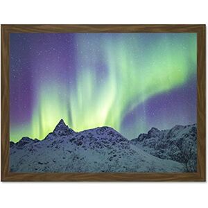 Fine Art Prints Dalsfelt Aurora Snowy Mountains Large Framed Art Print Poster Wall Decor 18x24 inch Fine Art Prints Dalsfelt Aurora Snowy Mountains Large Framed Art Print Poster Wall Decor 18x24 inch