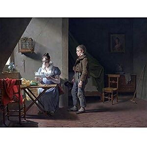 Artery8 Martin Drolling The Messenger 1815 Painting Unframed Wall Art Print Poster Home Decor Premium Artery8 Martin Drolling The Messenger 1815 Painting Unframed Wall Art Print Poster Home Decor Premium