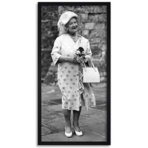 Artery8 Warren Portrait Queen Mother Photo Framed Wall Art Print Long 25X12 Inch Artery8 Warren Portrait Queen Mother Photo Framed Wall Art Print Long 25X12 Inch
