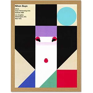 Wee Blue Coo Advertising Exhibition Tour Nihonbuyo Japanese Tradition Geisha Large Framed Art Print Poster Wall Decor 18x24 inch Wee Blue Coo Advertising Exhibition Tour Nihonbuyo Japanese Tradition Geisha Large Framed Art Print Poster Wall Decor 18x24 inch