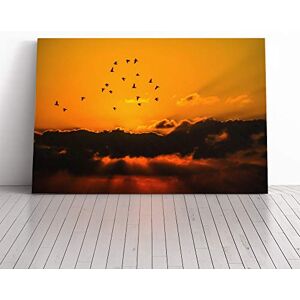 Big Box Art – Birds in the Sky – 30x20 Inch – Canvas Print Big Box Art – Birds in the Sky – 30x20 Inch – Canvas Print