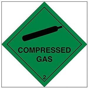 VSafety V Safety Hazard diamond – Compressed gas-200x200mm-Magnetic Safety Sign VSafety V Safety Hazard diamond – Compressed gas-200x200mm-Magnetic Safety Sign