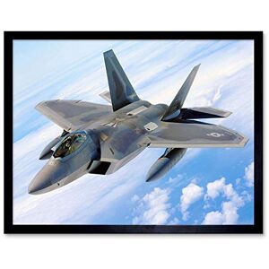 Wee Blue Coo Military Air Plane Bomber Fighter Jet Fly F-22 Raptor Art Print Framed Poster Wall Decor 12X16 Inch Wee Blue Coo Military Air Plane Bomber Fighter Jet Fly F-22 Raptor Art Print Framed Poster Wall Decor 12X16 Inch