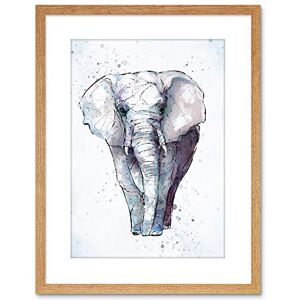 Wee Blue Coo PAINTING DIGITAL EVRY AFRICAN ELEPHANT 9x7 FRAMED ART PRINT F97X12549 Wee Blue Coo PAINTING DIGITAL EVRY AFRICAN ELEPHANT 9x7 FRAMED ART PRINT F97X12549