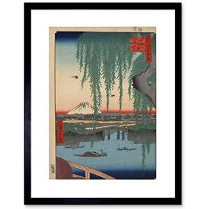 Wee Blue Coo Utagawa Hiroshige Japanese 100 Views Edo 062 Framed Wall Art Print Wee Blue Coo Utagawa Hiroshige Japanese 100 Views Edo 062 Framed Wall Art Print