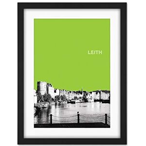 Wee Blue Coo Leith Shore Edinburgh Scotland Scottish Landmark West View Green Artwork Framed Wall Art Print 18X24 Inch Wee Blue Coo Leith Shore Edinburgh Scotland Scottish Landmark West View Green Artwork Framed Wall Art Print 18X24 Inch
