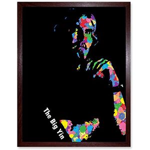 Wee Blue Coo Big Yin Billy Connolly Paint Splatter Art Print Framed Poster Wall Decor 12x16 inch Wee Blue Coo Big Yin Billy Connolly Paint Splatter Art Print Framed Poster Wall Decor 12x16 inch