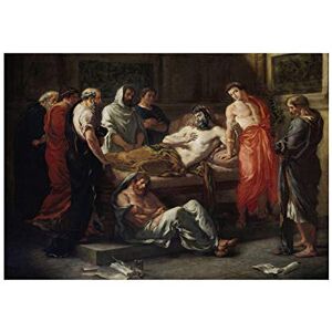 Wee Blue Coo Painting Delacroix Last Words Marcus Aurelius Wall Art Print Wee Blue Coo Painting Delacroix Last Words Marcus Aurelius Wall Art Print