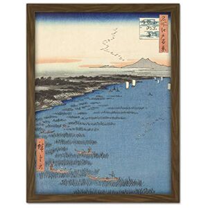 Artery8 Hiroshige The Coast At Samezu In South Shinagawa Artwork Framed Wall Art Print 18X24 Inch Artery8 Hiroshige The Coast At Samezu In South Shinagawa Artwork Framed Wall Art Print 18X24 Inch
