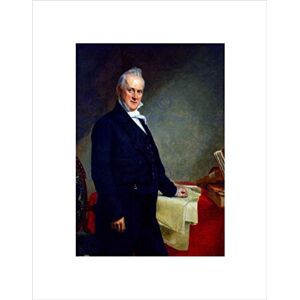 Wee Blue Coo PAINTING PORTRAIT HEALY PRESIDENT JAMES BUCHANAN FRAMED ART PRINT MOUNT B12X3979 Wee Blue Coo PAINTING PORTRAIT HEALY PRESIDENT JAMES BUCHANAN FRAMED ART PRINT MOUNT B12X3979