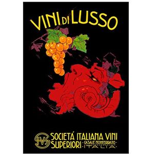 Wee Blue Coo Ad Drink Alcohol Wine Luxury Pan Grape Italy Wall Art Print Wee Blue Coo Ad Drink Alcohol Wine Luxury Pan Grape Italy Wall Art Print