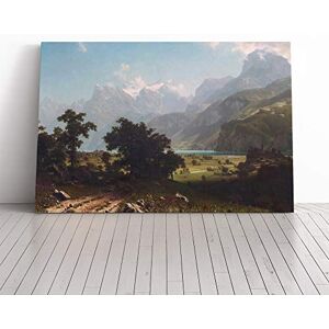 Big Box Art Canvas Print Wall Art Albert Bierstadt Lake Lucerne Mounted and Stretched Box Frame Picture Home Decor for Kitchen, Living, Dining Room, Bedroom, Hallway, Multi-Colour, 30x20 Inch Big Box Art Canvas Print Wall Art Albert Bierstadt Lake Lucerne Mounted and Stretched Box Frame Picture Home Decor for Kitchen, Living, Dining Room, Bedroom, Hallway, Multi-Colour, 30x20 Inch