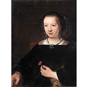 Fine Art Prints Rembrandt Studio Young Woman Carnation Painting Art Print Canvas Premium Wall Decor Poster Mural Fine Art Prints Rembrandt Studio Young Woman Carnation Painting Art Print Canvas Premium Wall Decor Poster Mural