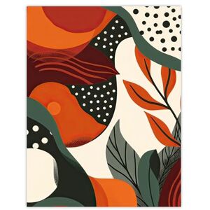 Artery8 Abstract Botanical Sunrise Design Orange Bold Living Room Large Wall Art Poster Print Thick Paper 18X24 Inch Artery8 Abstract Botanical Sunrise Design Orange Bold Living Room Large Wall Art Poster Print Thick Paper 18X24 Inch