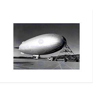Wee Blue Coo Vintage Transport Airship Blimp Zeppelin Balloon Wall Art Print Wee Blue Coo Vintage Transport Airship Blimp Zeppelin Balloon Wall Art Print