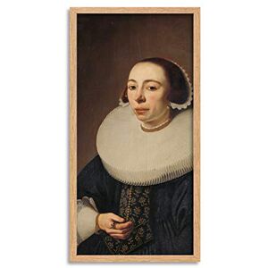 Artery8 Pieter Dubordieu Portrait Of A Woman Painting Framed Wall Art Print Long 25X12 Inch Artery8 Pieter Dubordieu Portrait Of A Woman Painting Framed Wall Art Print Long 25X12 Inch