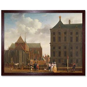 Artery8 Ouwater New Church Town Hall The Dam Amsterdam Art Print Framed Poster Wall Decor 12x16 inch Artery8 Ouwater New Church Town Hall The Dam Amsterdam Art Print Framed Poster Wall Decor 12x16 inch