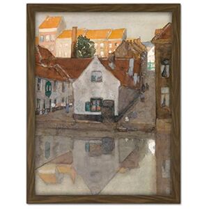 Artery8 Breitner Achterbuurt In Gent House River Painting Artwork Framed Wall Art Print 18X24 Inch Artery8 Breitner Achterbuurt In Gent House River Painting Artwork Framed Wall Art Print 18X24 Inch