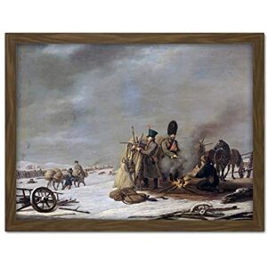 Artery8 Hari 1812 Napoleon'S Retreat From Russia Painting Artwork Framed Wall Art Print 18X24 Inch Artery8 Hari 1812 Napoleon'S Retreat From Russia Painting Artwork Framed Wall Art Print 18X24 Inch