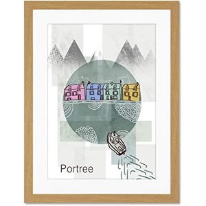 Wee Blue Coo Portree Isle Skye Graphic Design Style Illustration Large Art Print Poster Wall Decor 18x24 inch Supplied Ready To Hang With Included Mount Brackets Wee Blue Coo Portree Isle Skye Graphic Design Style Illustration Large Art Print Poster Wall Decor 18x24 inch Supplied Ready To Hang With Included Mount Brackets