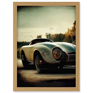 Artery8 - Classic Sports Car - A4 - Framed Wall Art Print Artery8 - Classic Sports Car - A4 - Framed Wall Art Print