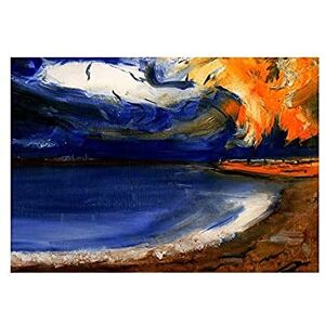 Wee Blue Coo Painting Seascape Glorieux Valencia Night Ibiza Sea Wall Art Print Wee Blue Coo Painting Seascape Glorieux Valencia Night Ibiza Sea Wall Art Print