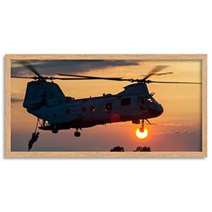 Fine Art Prints Military USA USAF CH-46E Sea Knight Helicopter Photo Framed Wall Art Print Long 25X12 Inch Fine Art Prints Military USA USAF CH-46E Sea Knight Helicopter Photo Framed Wall Art Print Long 25X12 Inch