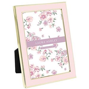Laura Ashley 4x6 White Enamel, Silver Metal Edge Picture Frame with Easel, Made for Tabletop Display, Desk, Wall Décor, Gallery Art and More (4x6, White w/Silver) Laura Ashley 4x6 White Enamel, Silver Metal Edge Picture Frame with Easel, Made for Tabletop Display, Desk, Wall Décor, Gallery Art and More (4x6, White w/Silver)